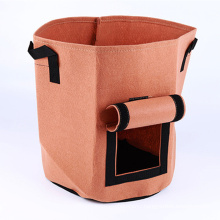 Wholesale 5 7 10 gallon felt potato mushroom grow bag plant pots garden plant grow bag with handles